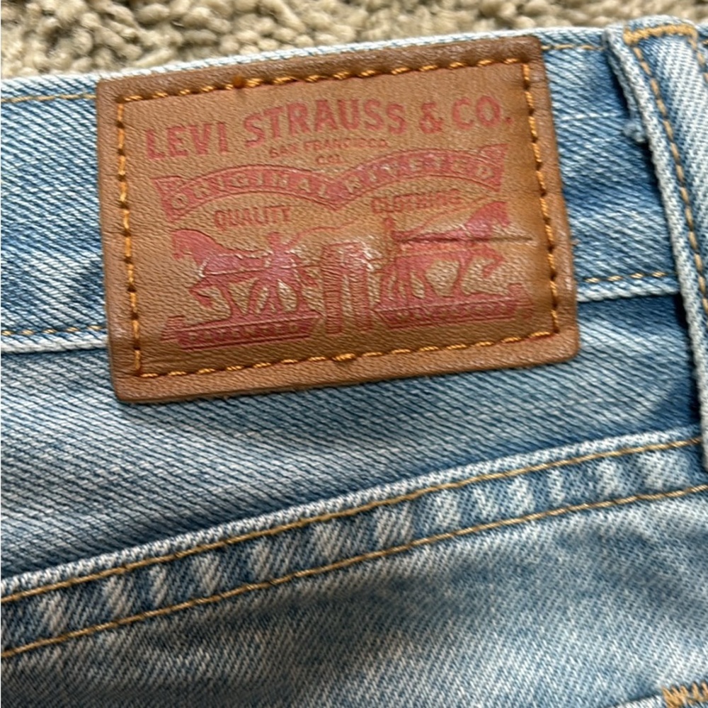 Levi's Blue Denim Mini Skirt - Picture 3 of 5